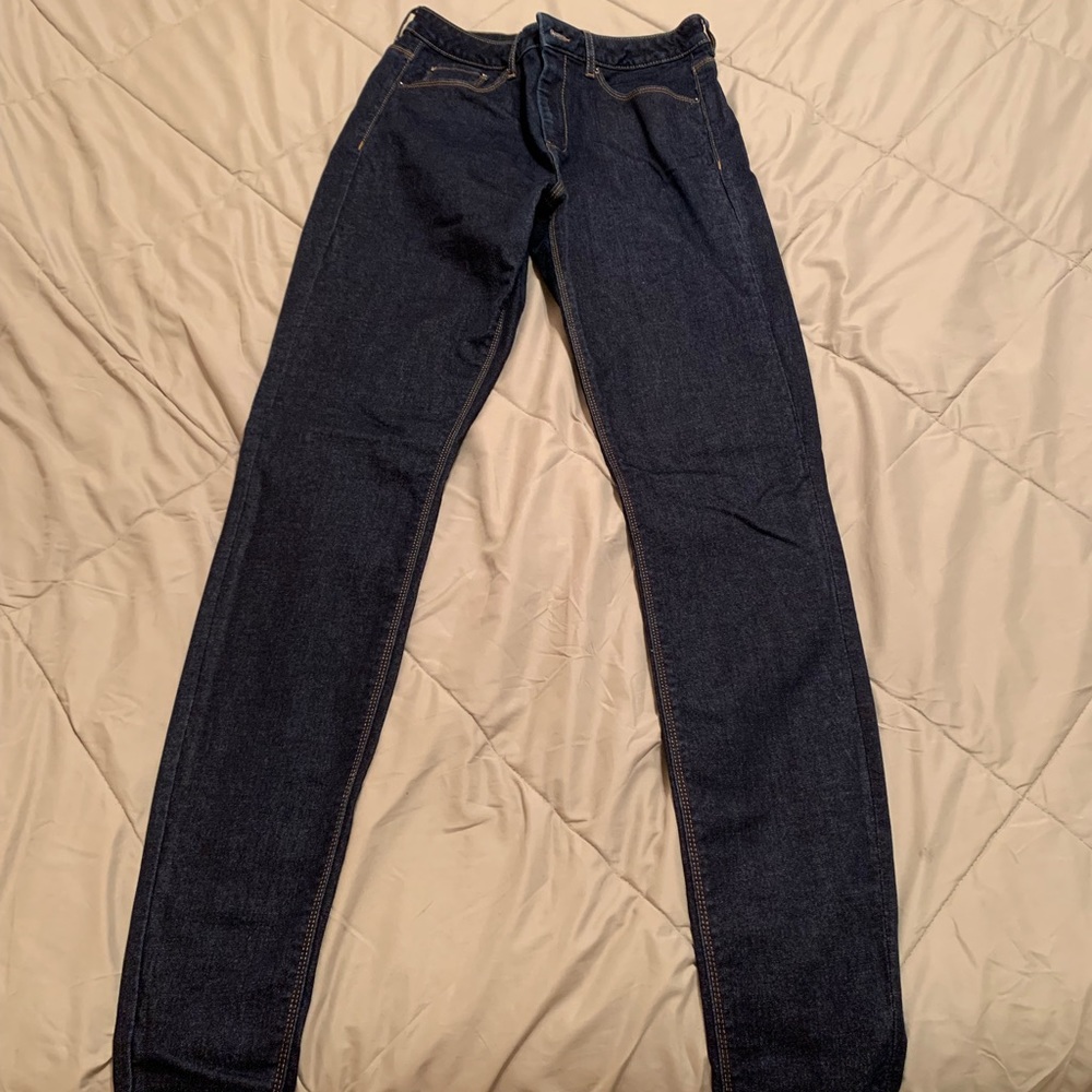 Dark blue, skinny jeans